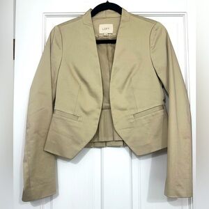 Ann Taylor LOFT women’s khaki/beige suit jacket/blazer